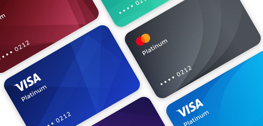 Credit card templates for Figma