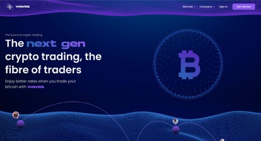 Figma Crypto dark landing concept