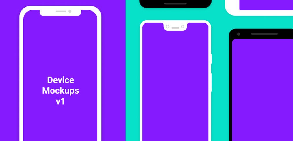 Figma mobile devices mockups
