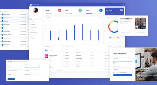 Free Figma dashboard template & admin