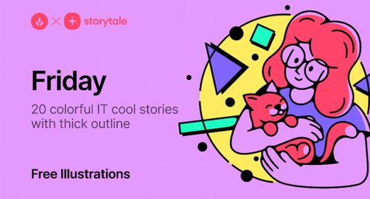 Free Figma Friday illustration pack