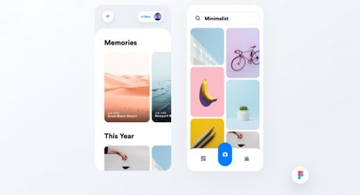 Image library Figma mobile concept