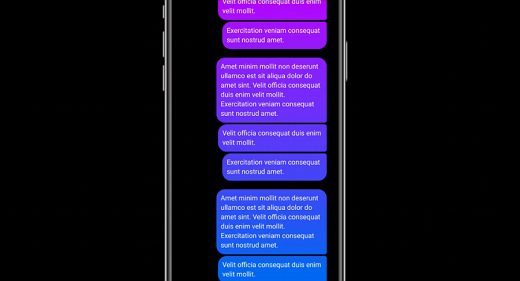 Messenger gradient styling